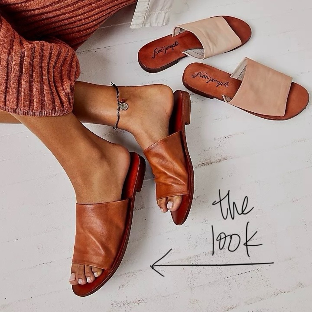 BDG Leather Slide Sandels